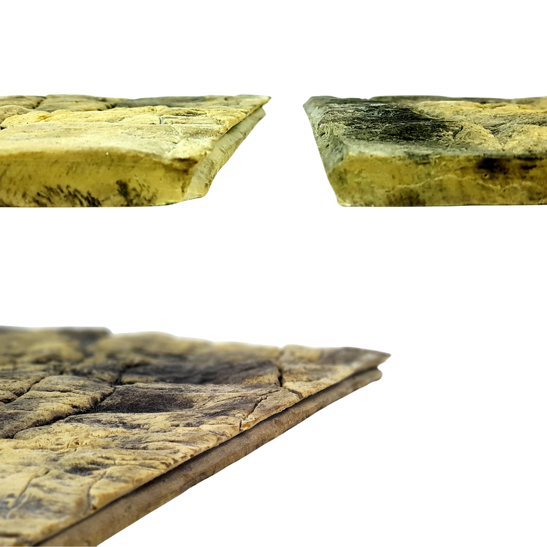 Rückwand 3D flach beige