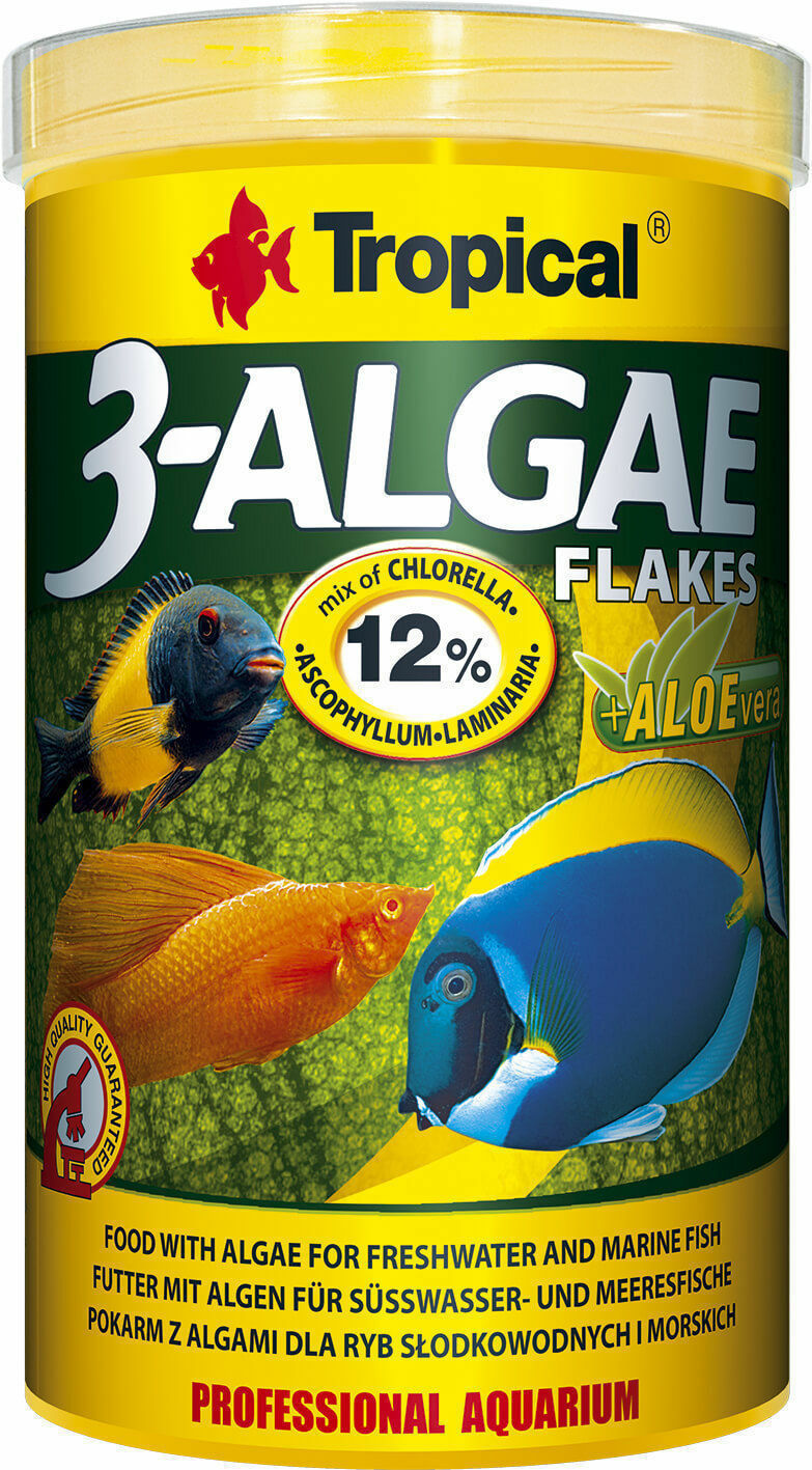 3-Algae Flakes - Flockenfutter - Tropical
