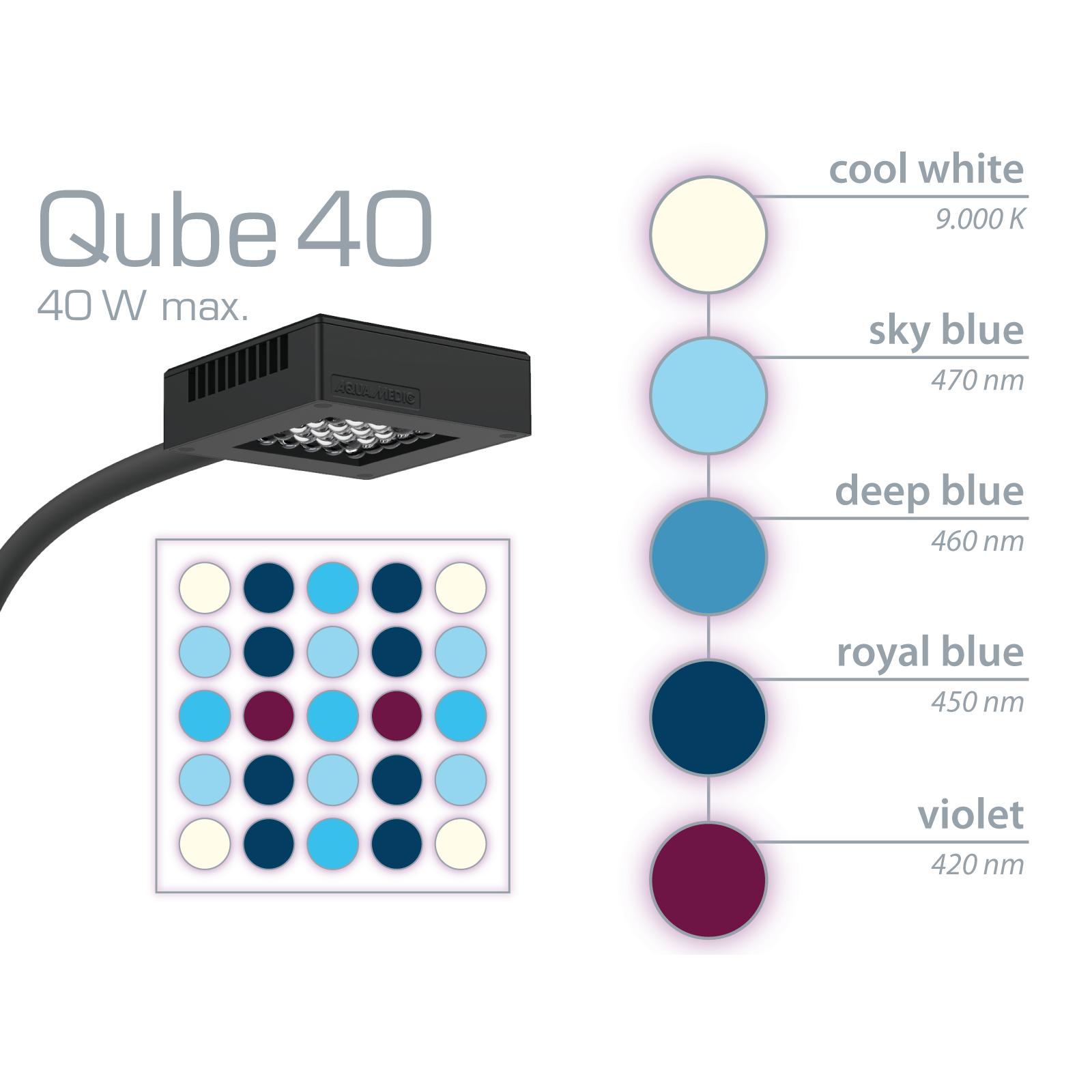 Aqua Medic LED Spot Qube 40 