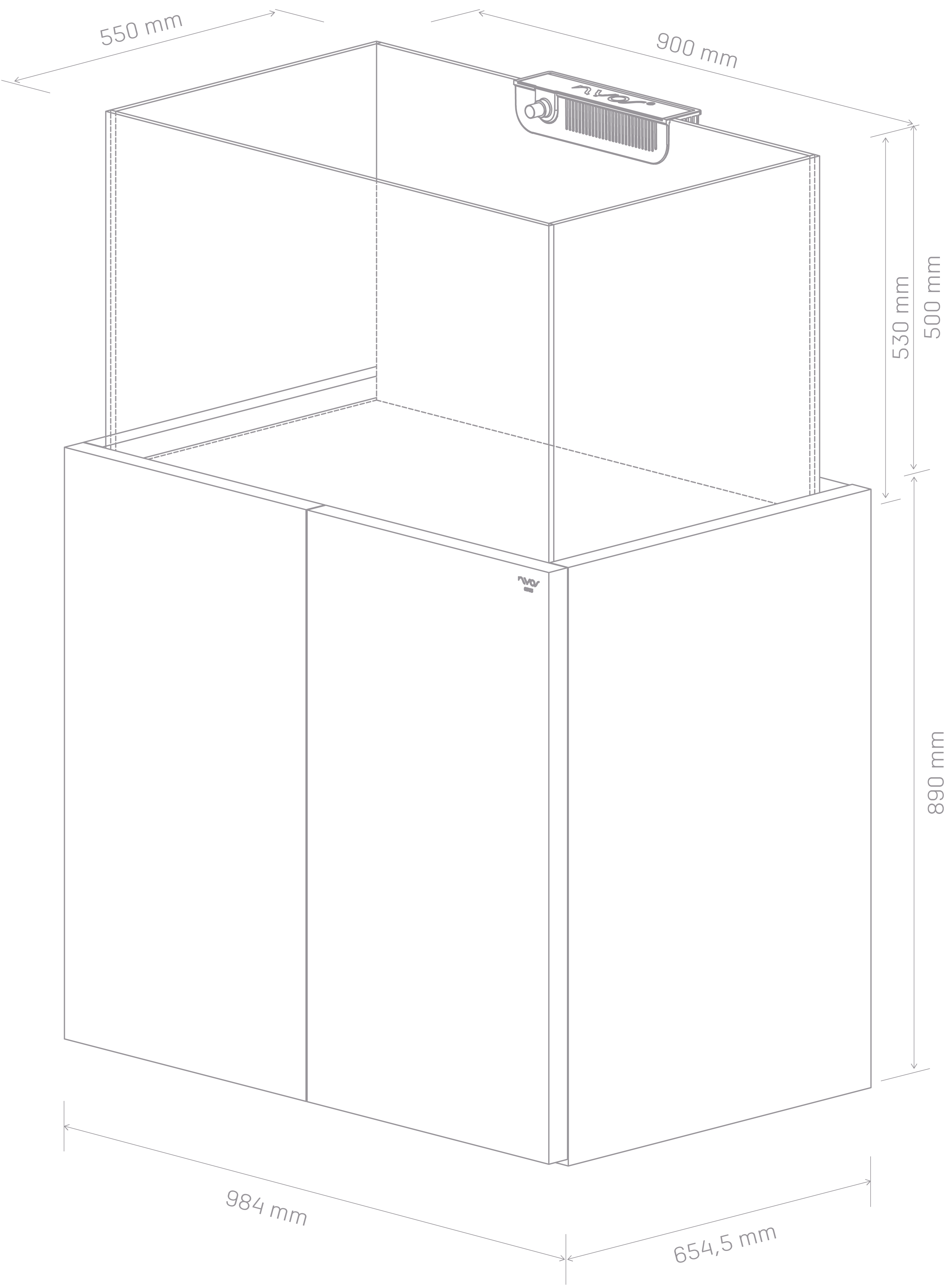 OPUS G2 300 Slim-Line Basaltgrau 