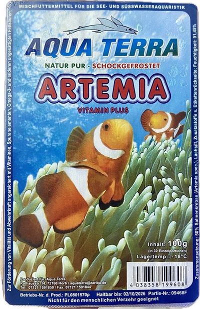 Frostfutter Artemia 100g Blister