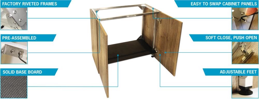 Reef-Pro  1500  -  Aquariumsystem  Metal Frame Anthracite Matt
