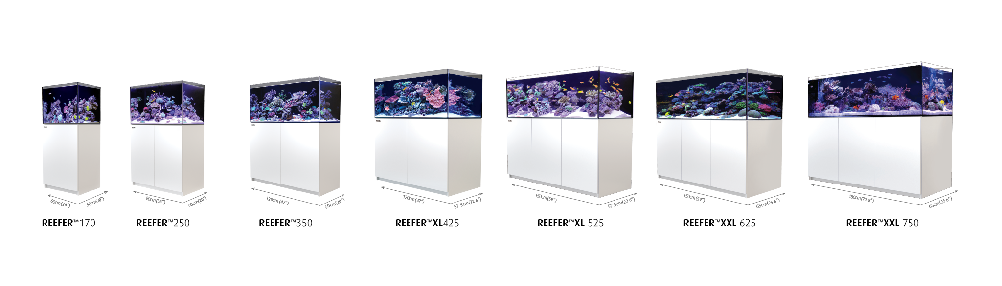 RED SEA REEF-FRAME Weiß Aquarium 500 G3 