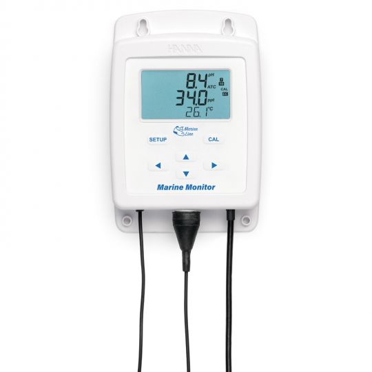 Monitor HI981520 für Meerwasseraquarien pH, Salzgehalt, Temperatur