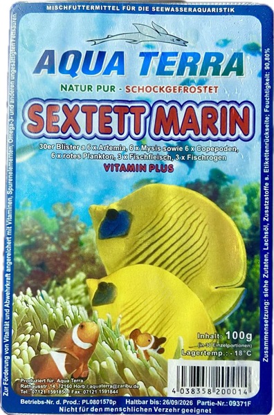 Frostfutter Marin Sextett 100g Blister
