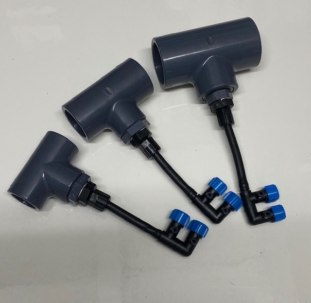 Wasseranschluss Kalk-Nitrat Reaktoren für PVC Rohr 20 mm 