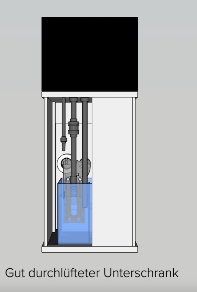 Reef-Pro 600 - Aquariumsystem Schwarz Glanz