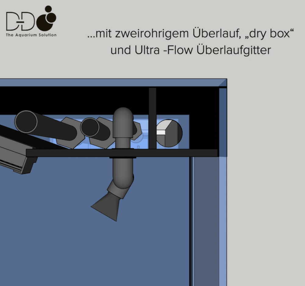Reef-Pro 600 - Aquariumsystem Schwarz Glanz