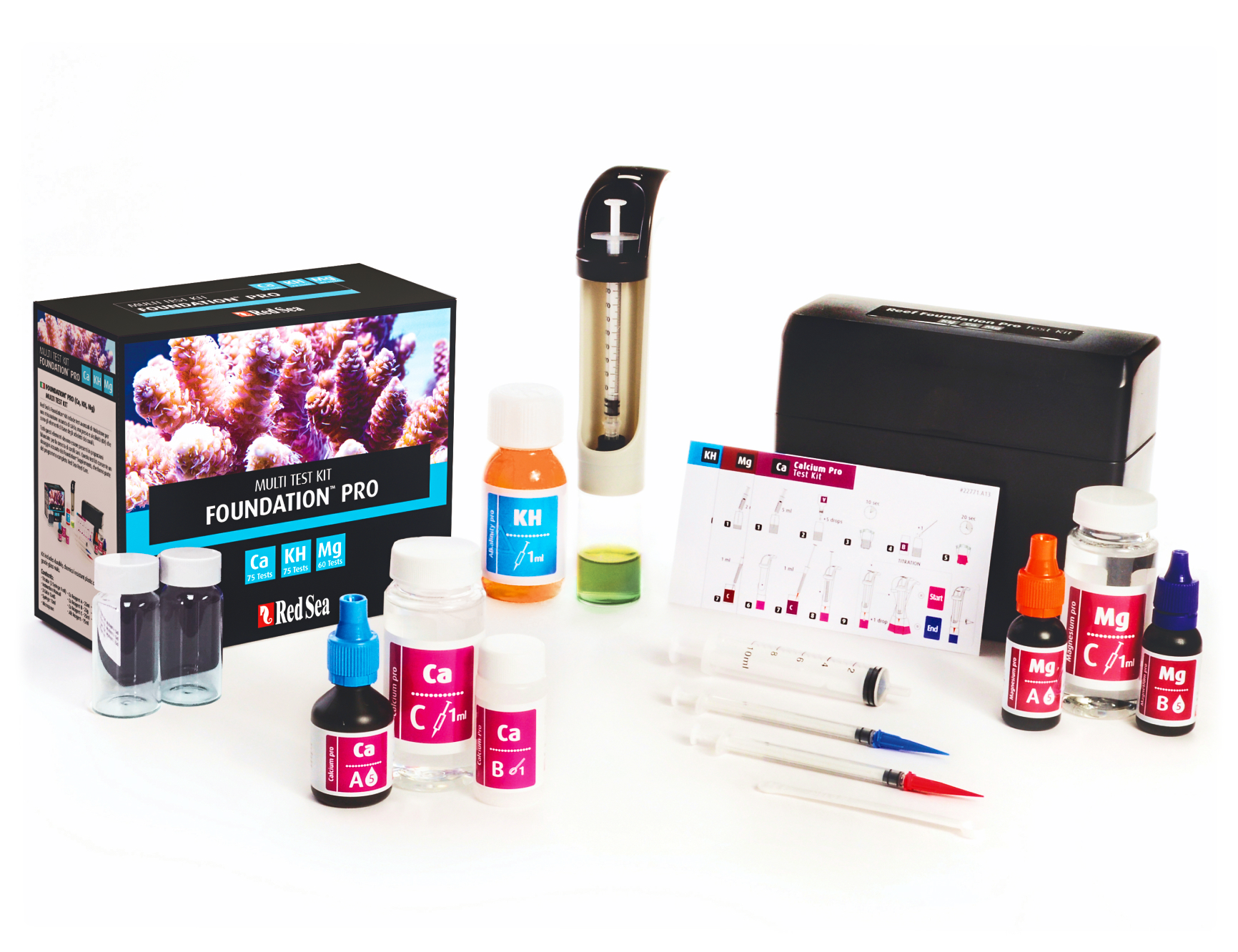 Red Sea Reef Foundation Multi Test Kit CA/KH/MG 